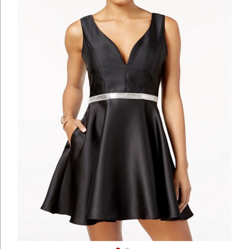Black homecoming dress